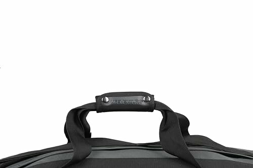 Black bag handle close-up