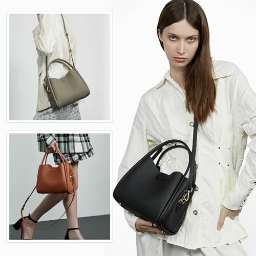 MoreFarther Leather Cross Body Bag
