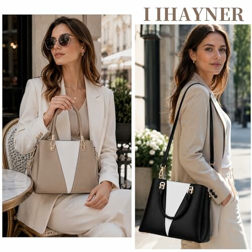 I IHAYNER Leather Handbag