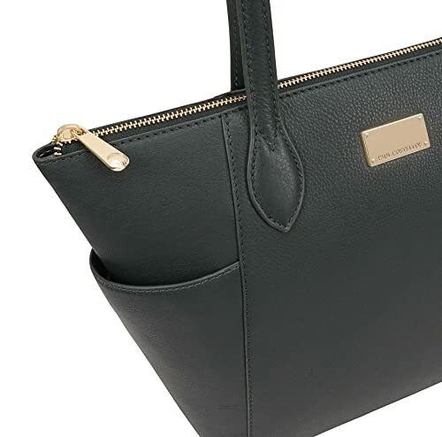 PAUL COSTELLOE Genuine Leather Tote Bag