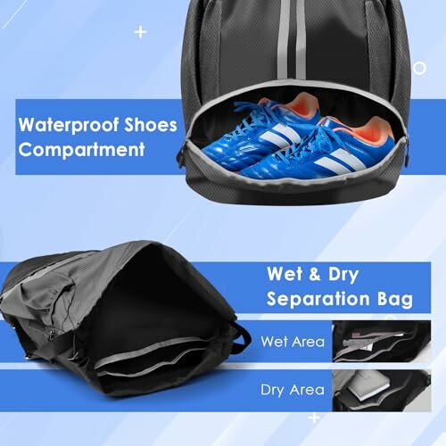 BROTOU Unisex Drawstring Backpack