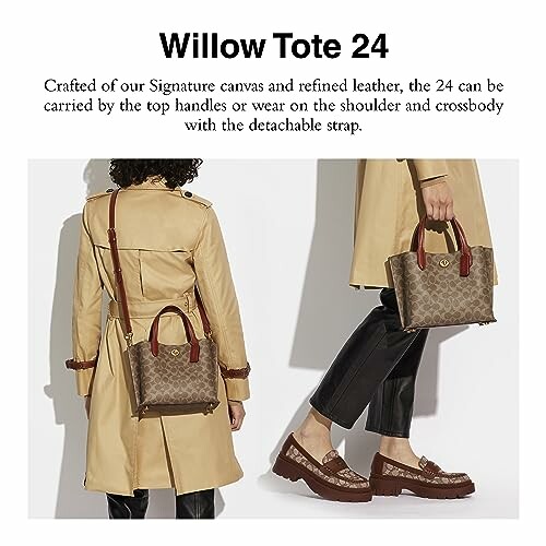 Coach Willow Tote 24