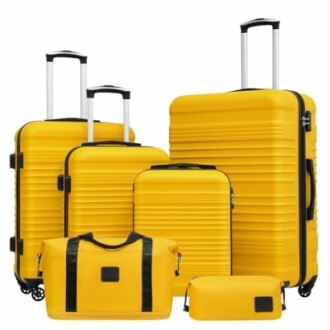 COOLIFE 6-Piece Luggage Set